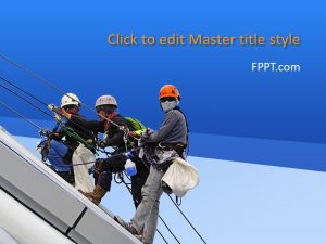 Working at Heights PowerPoint Template