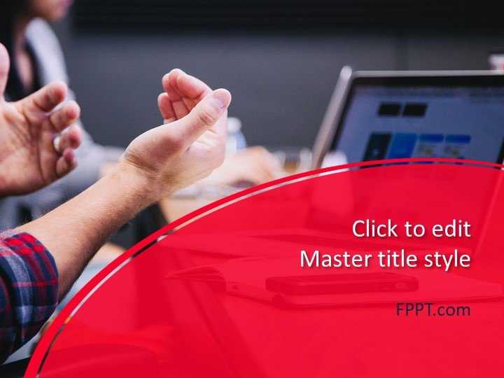 Working in the Office PowerPoint Template