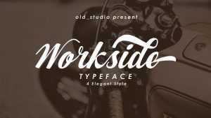 Workside Slant Script Font › Fontesk