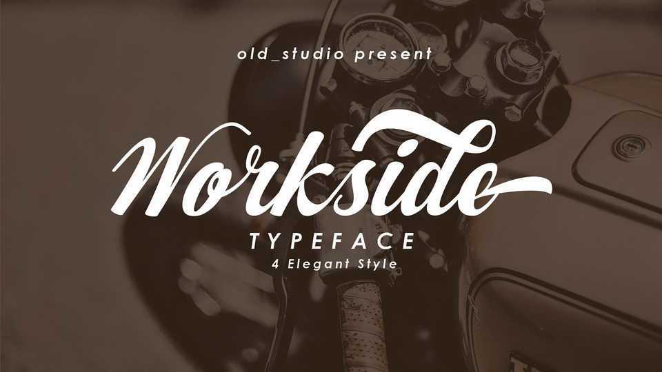 Workside Slant Script Font › Fontesk