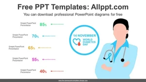 World Diabetes Day PowerPoint Diagram