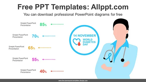 World Diabetes Day PowerPoint Diagram