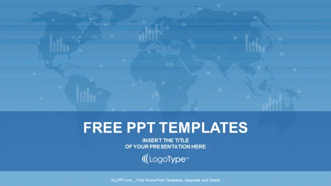 World Map-Business PowerPoint Templates
