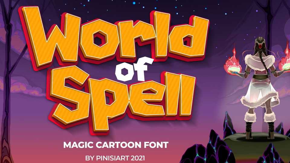 World of Spell Font › Fontesk