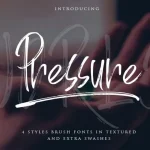 World Pressure Brush Font