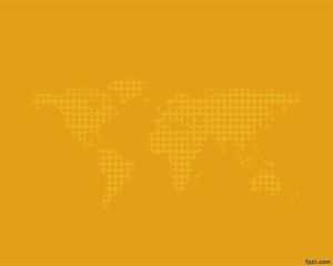 Worldmap Pixels PowerPoint Template