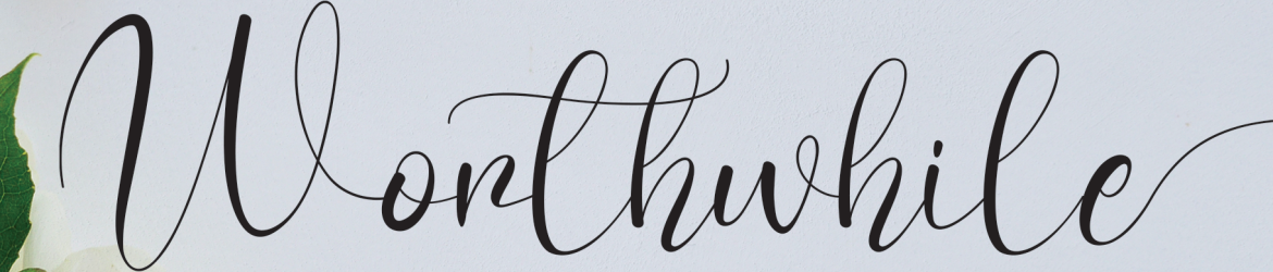 Worthwhile Calligraphy Font