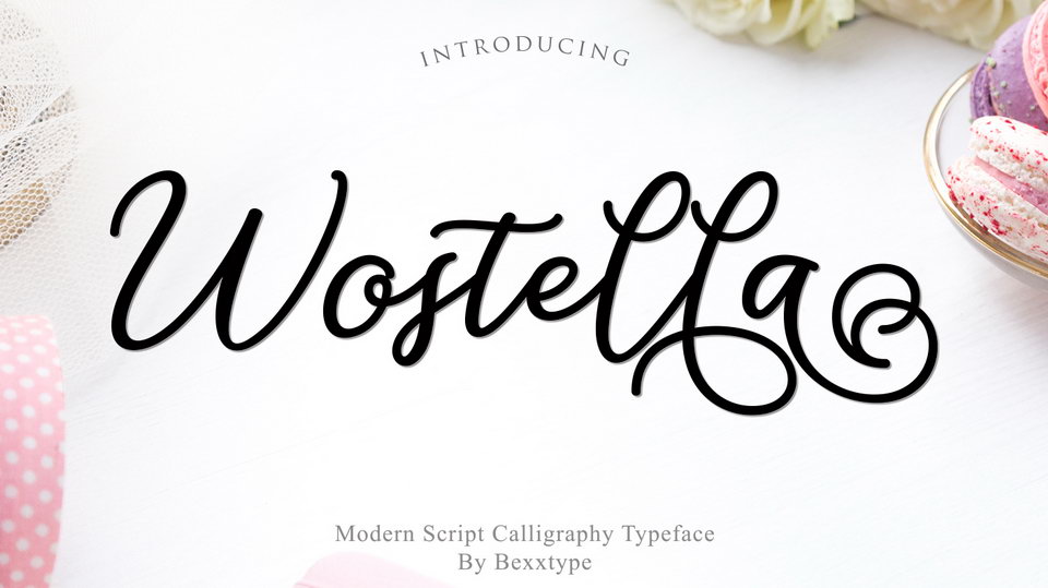 Wostella Script Font › Fontesk