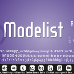 Wox Modelist Font Family