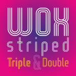 Wox Striped Font