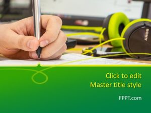 Writing PowerPoint Template