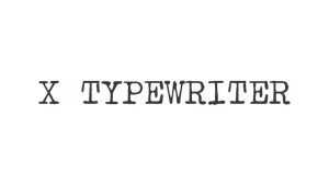 X Typewriter Font › Fontesk