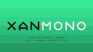Xanmono Font › Fontesk