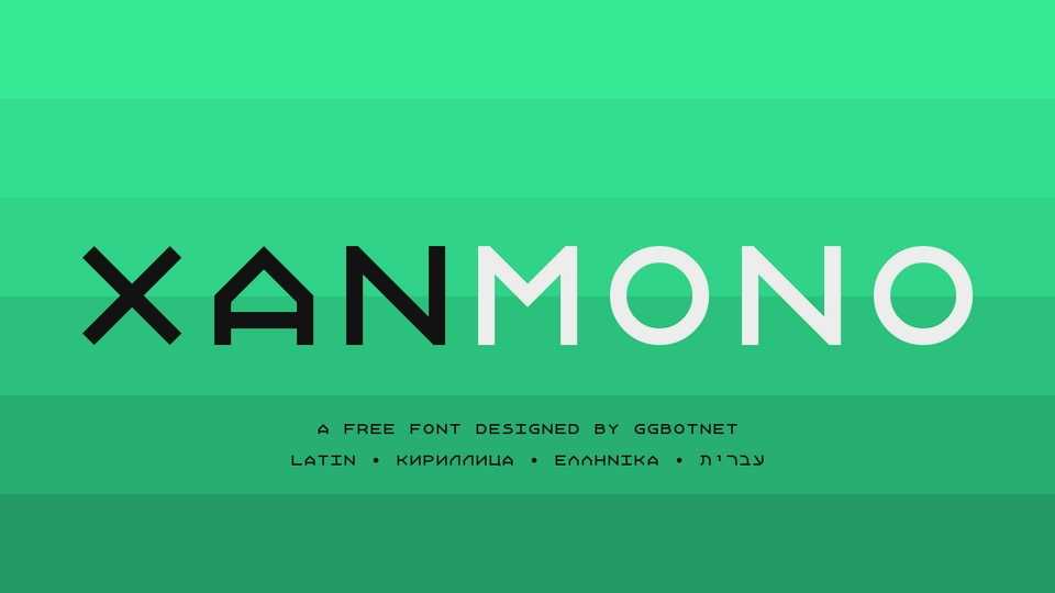 Xanmono Font › Fontesk