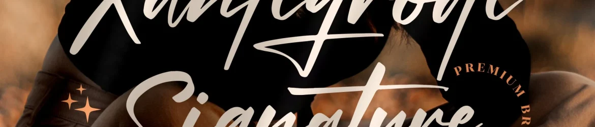 Xantegrode Signature Font