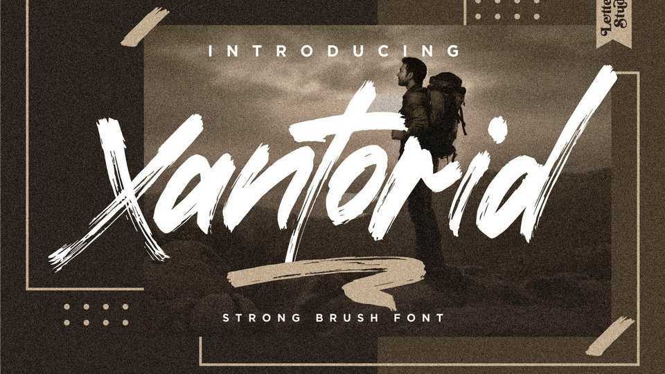 Xantorid Brush Font › Fontesk