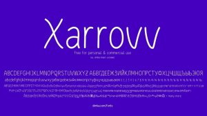 Xarrovv Font › Fontesk
