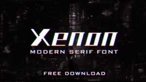 Xenon Font Family › Fontesk