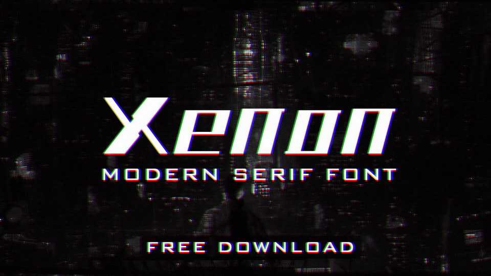 Xenon Font Family › Fontesk