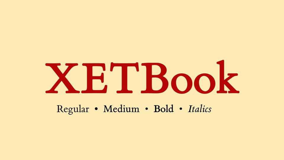 XETBook Font Family › Fontesk