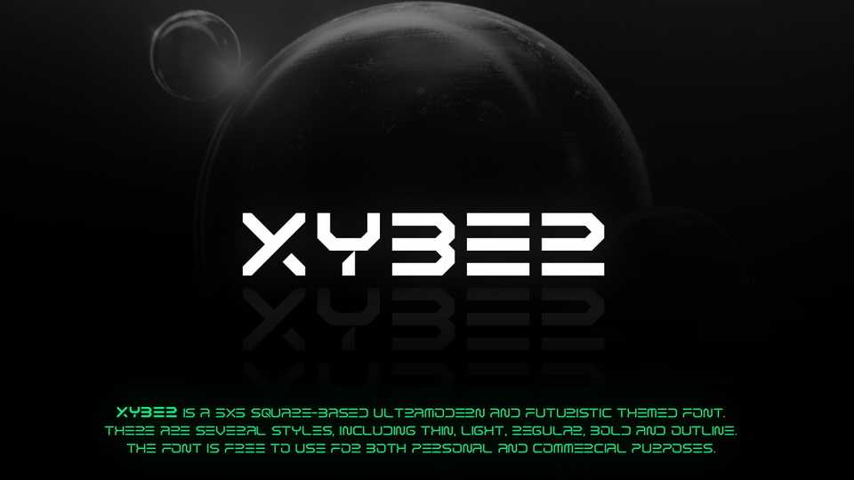 XYBER Font › Fontesk