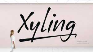 Xyling Script Font › Fontesk