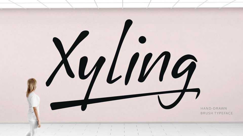 Xyling Script Font › Fontesk