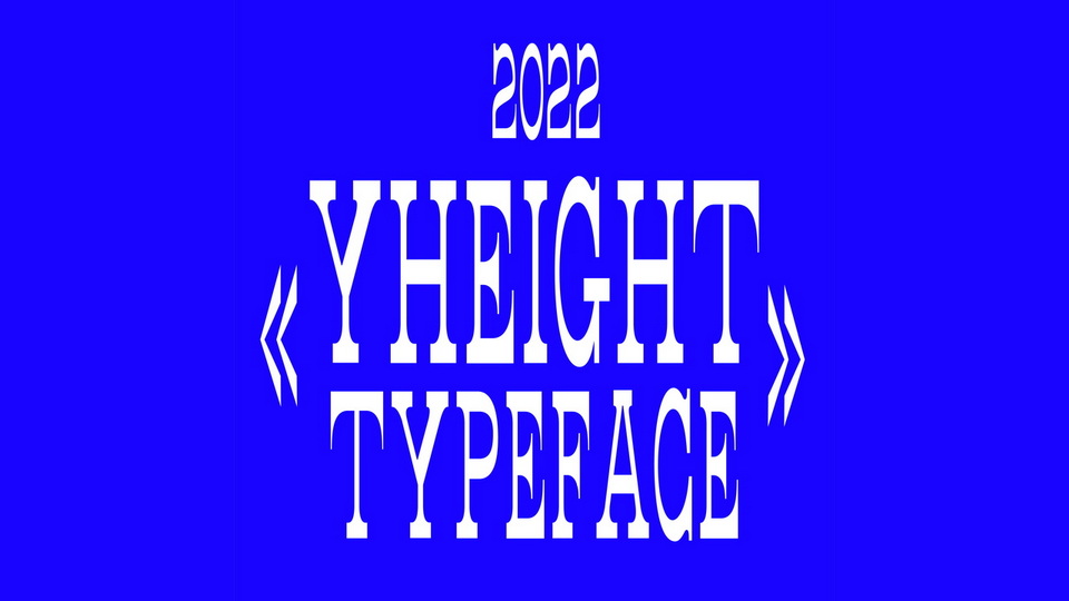 Y-HEIGHT Font › Fontesk