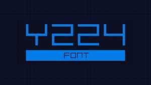 Y224 Font › Fontesk
