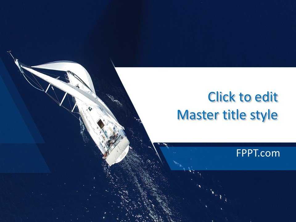 Yacht PowerPoint Template
