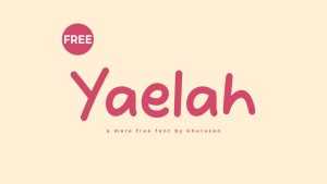 Yaelah Font › Fontesk