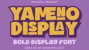 Yameno Font › Fontesk