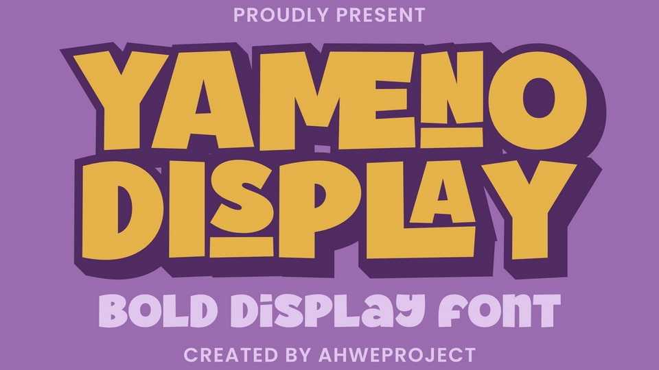 Yameno Font › Fontesk