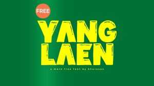 Yang Laen Font › Fontesk