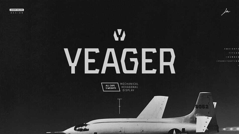 Yeager Typeface › Fontesk