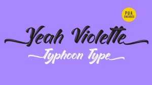 Yeah Violette Script Font › Fontesk