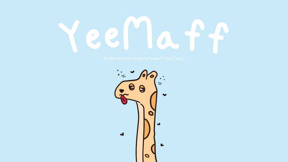 YeeMaff Font › Fontesk