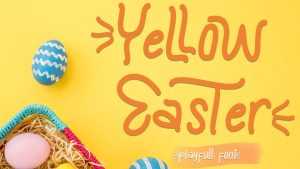 Yellow Easter Font › Fontesk