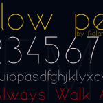 Yellow peas font