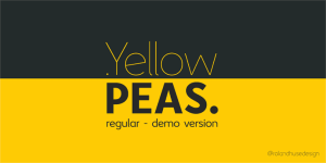 Yellow Peas Font Family