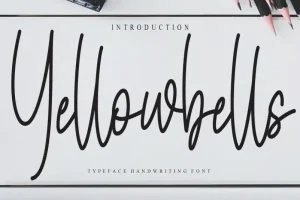 Yellowbells Handwritten Font