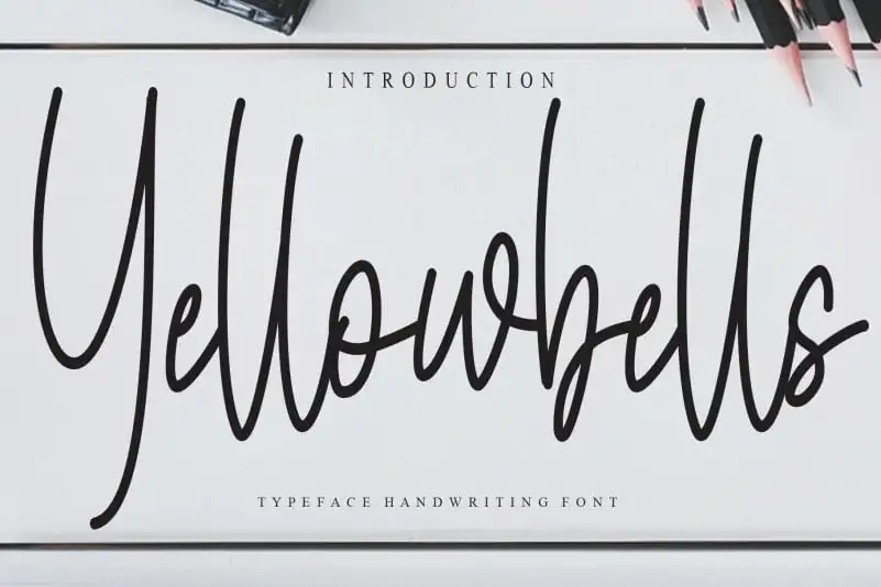 Yellowbells Handwritten Font