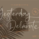 Yesterday Delmonte Font