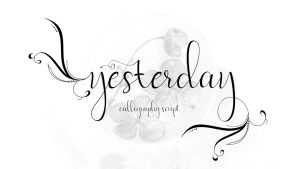 Yesterday Script › Fontesk