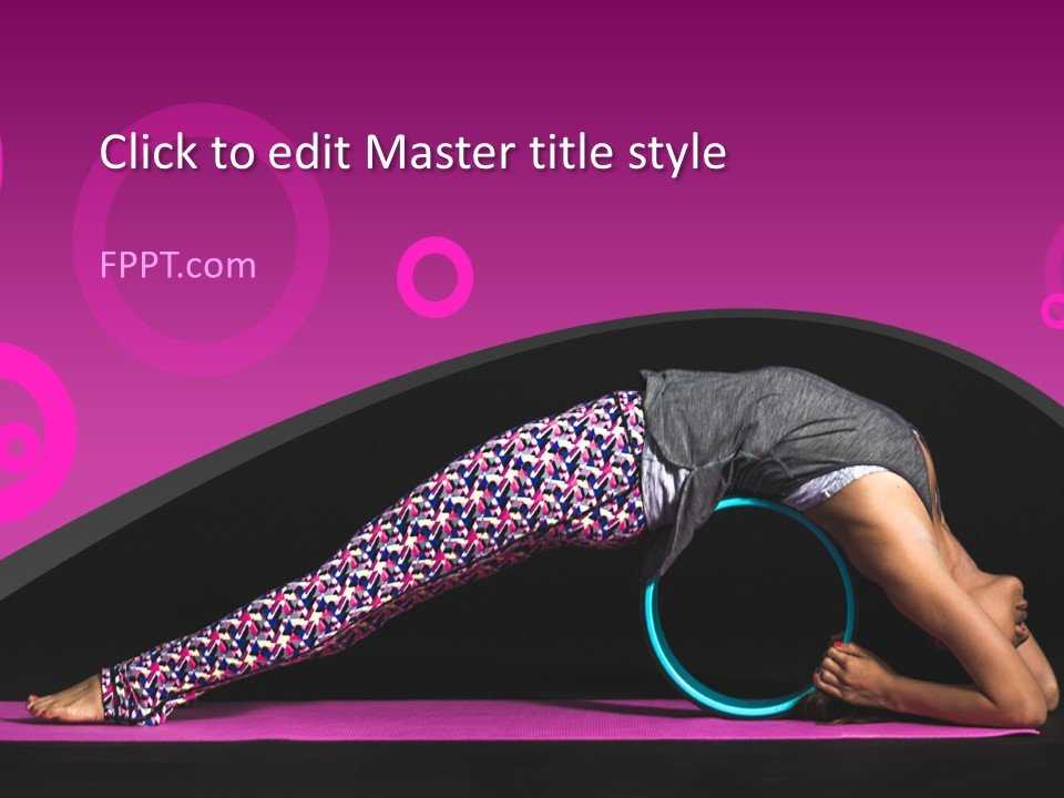 Yoga Pose PowerPoint Template