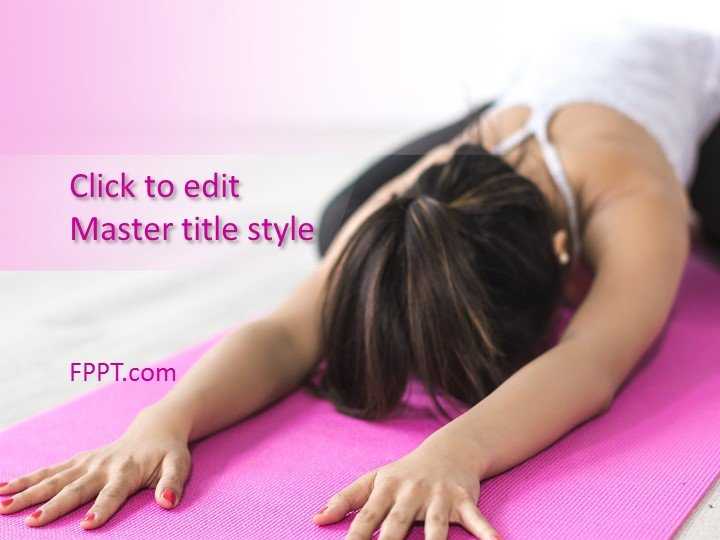 Yoga Practice PowerPoint Template