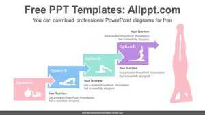 Yoga Step Growth PowerPoint Diagram