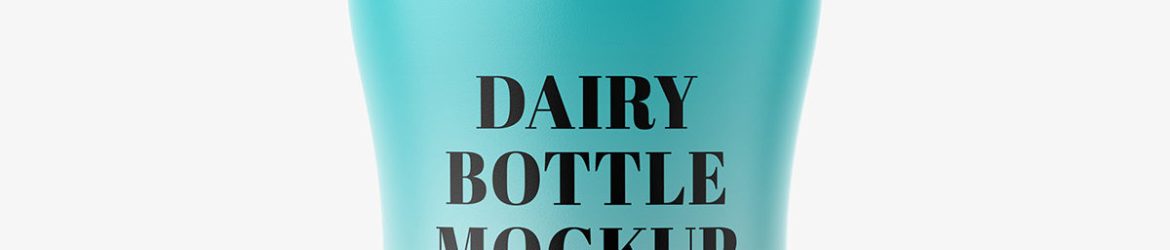Yogurt drink mockup Yogurt drink mockup