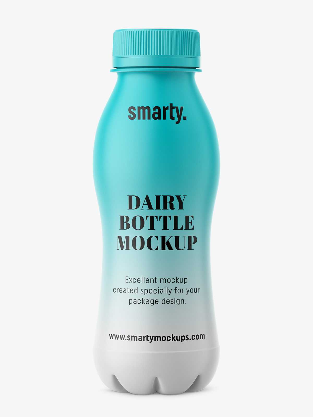 Yogurt drink mockup