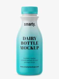 Yogurt drink mockup